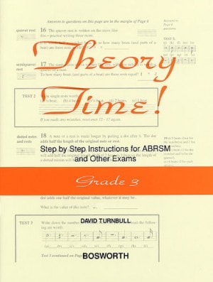Turnbull: Theory Time Grade 3 published by Bosworth