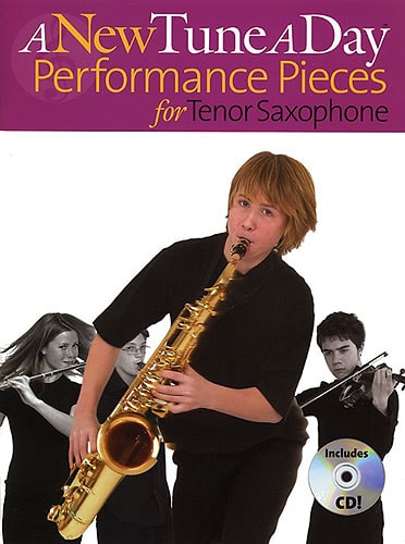 A New Tune A Day : Performance Pieces - Tenor Saxophone published by Boston (Book & CD)