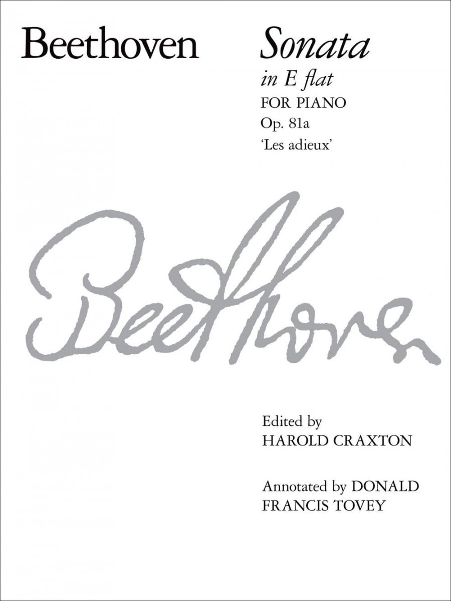 Beethoven: Piano Sonata in Eb (Les Adieux) Opus 81a published by ABRSM