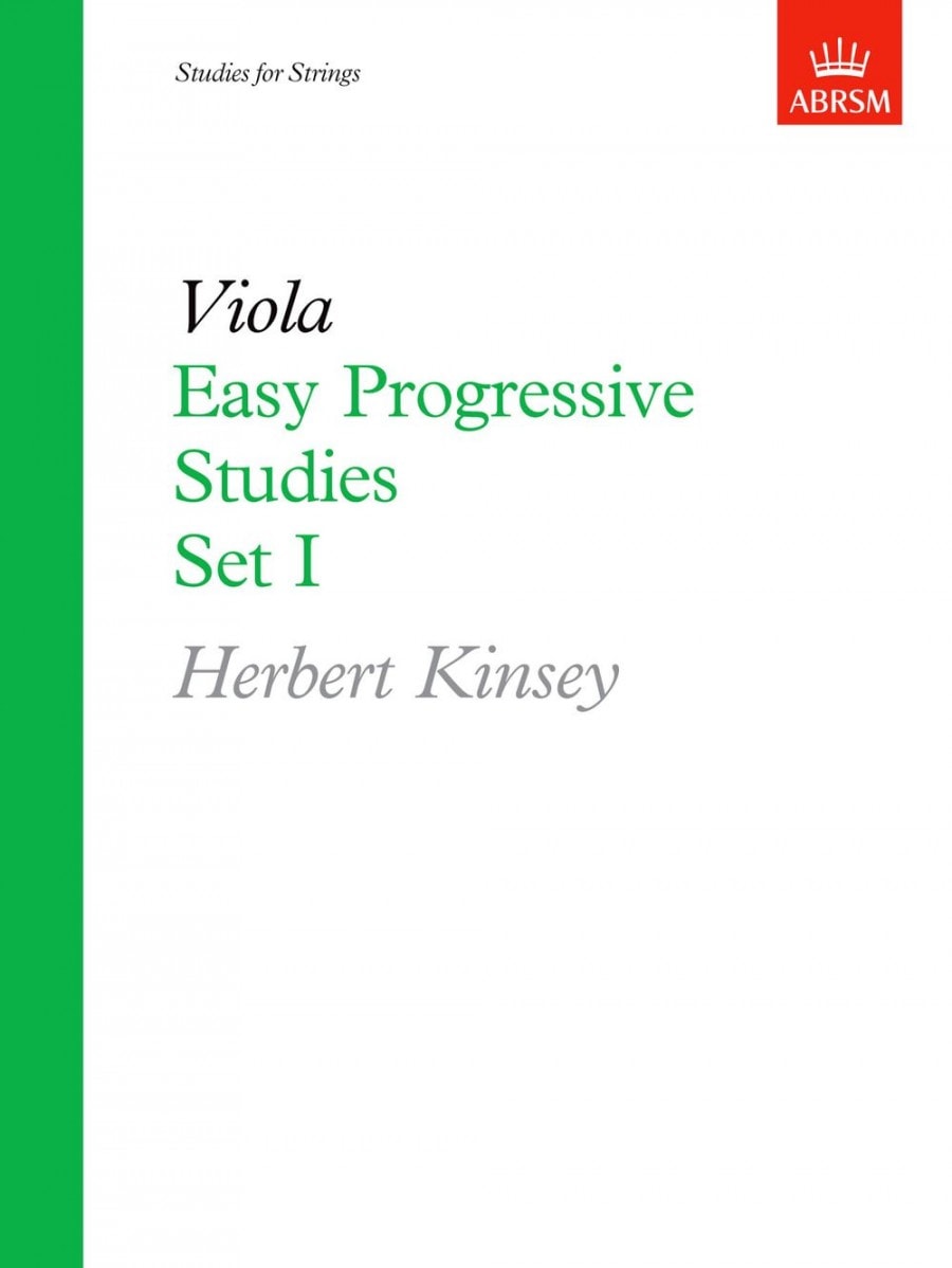 Kinsey: Easy Progressive Studies Set 1 for Viola published by ABRSM
