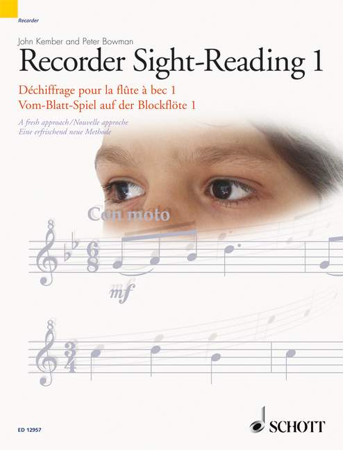 Recorder Sight-Reading 1 published by Schott