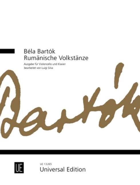 Bartok: Romanian Folk Dances for Cello published by Universal Edition