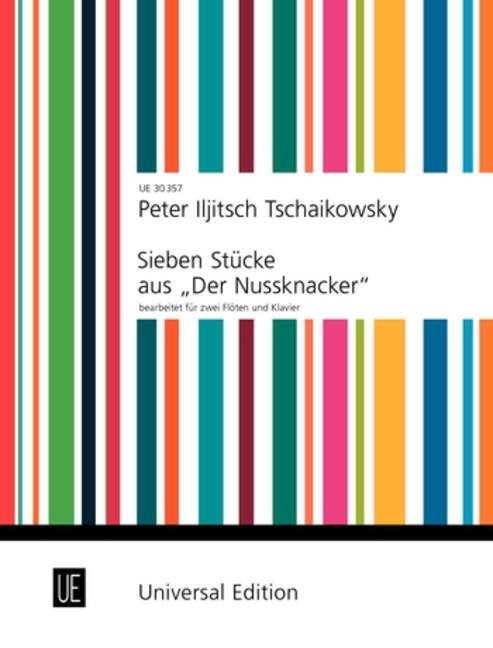 Tchaikovsky: Nutcracker for 2 Flutes and Piano published by Universal Edition