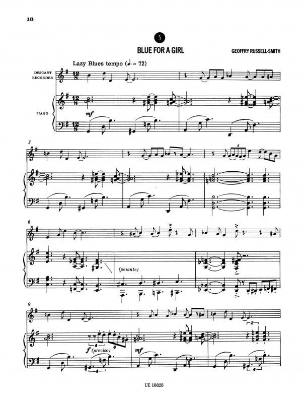 Forwoods ScoreStore Jazzy Recorder 1 for Descant Recorder published