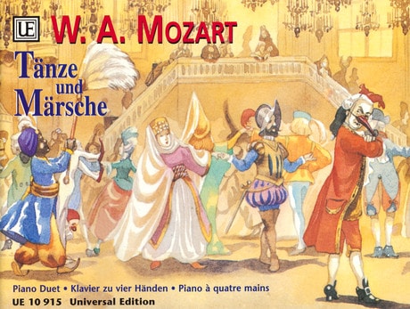 Mozart: Dances and Marches for Piano Duet published by Universal