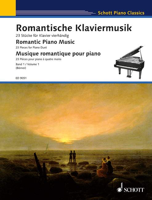 Romantic Piano Music 1 - 23 Pieces for Piano Duet published by Schott
