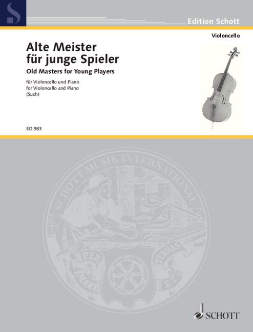 Old Masters for Young Players for Cello published by Schott
