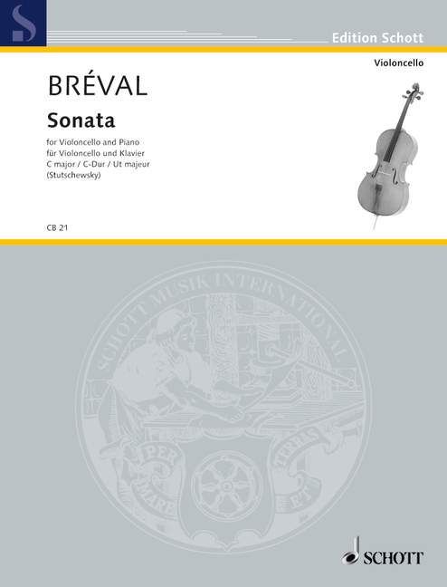 Breval: Sonata in C for Cello published by Schott