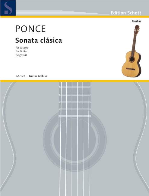 Ponce: Sonata clsica for Guitar published by Schott