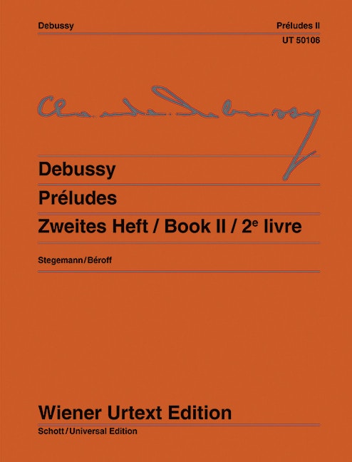 Debussy: Preludes II for Piano published by Wiener Urtext