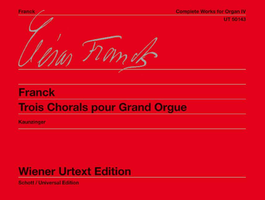 Franck: Complete Works for Organ Volume 4 published by Wiener Urtext