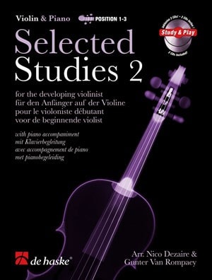 Selected Studies 2 for Violin published by De Haske (Book & CD)