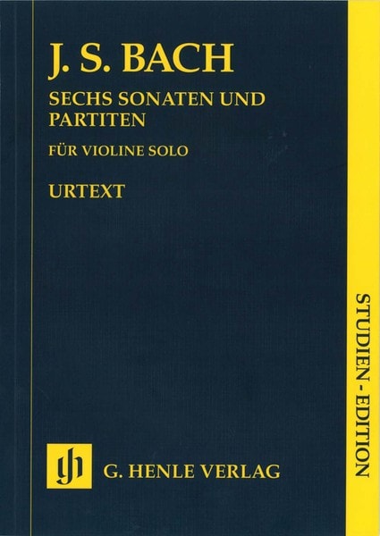 Bach: 6 Sonatas & Partitas BWV1001-1006 (Study Score) published by Henle