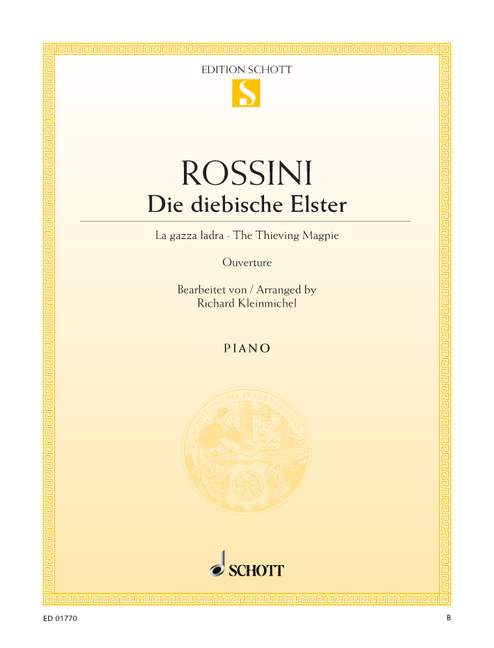 Rossini: The Thieving Magpie Overture for Piano published by Schott