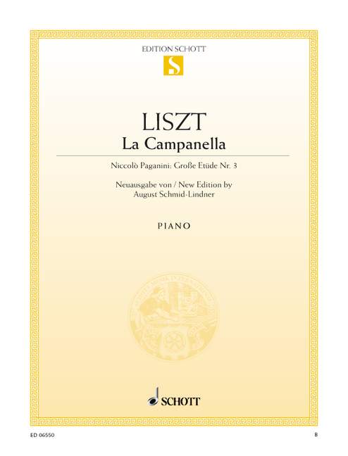 Liszt: La Campanella for Piano published by Schott