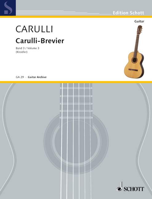 Carulli: Carulli-Brevier Volume 3 for Guitar published by Schott