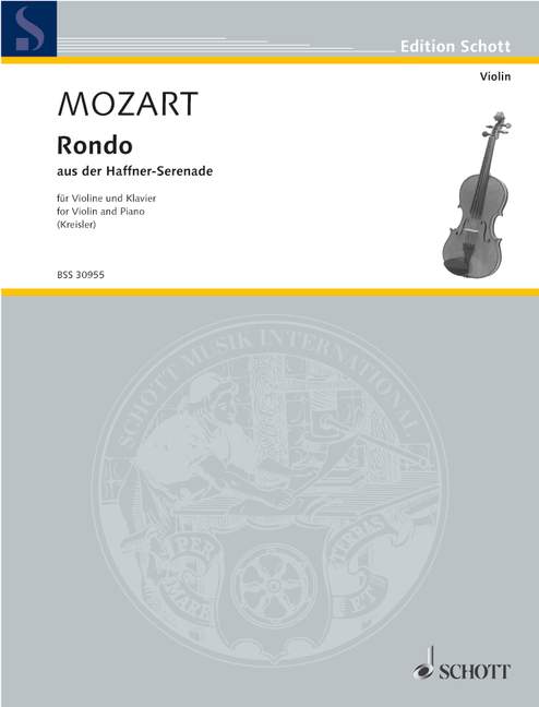 Mozart: Rondo K250 for Violin published by Schott