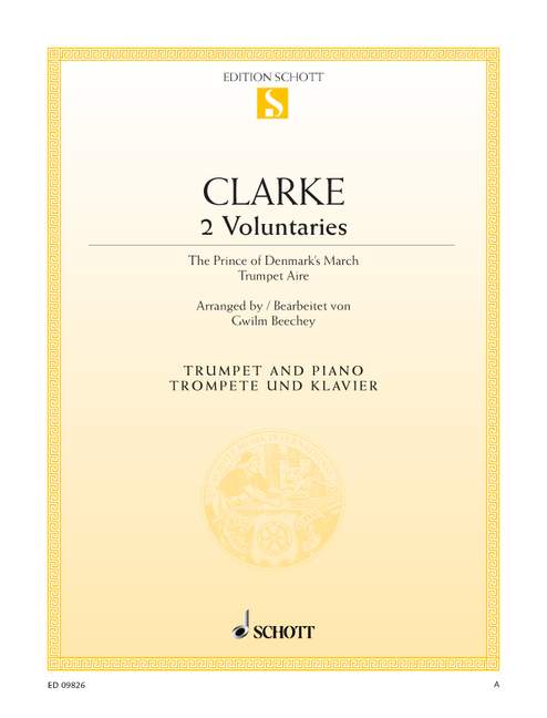 Clarke: 2 Voluntaries for Trumpet published by Schott