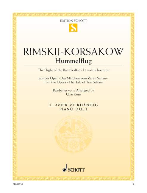 Rimsky-Korsakov: Flight of the Bumblebee for Piano Duet published by Schott