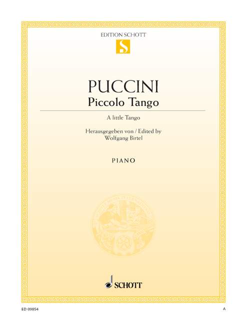 Puccini: A little Tango for Piano published by Schott