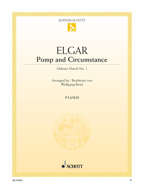 Elgar: Pomp and Circumstance March No. 1 for Piano published by Schott