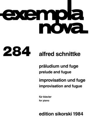 Schnittke: Prelude and Fugue / Improvisation and Fugue for Piano published by Sikorski