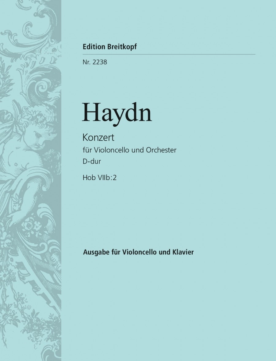 Haydn: Concerto in D Opus 101 Hob VIIb:2 for Cello published by Breitkopf