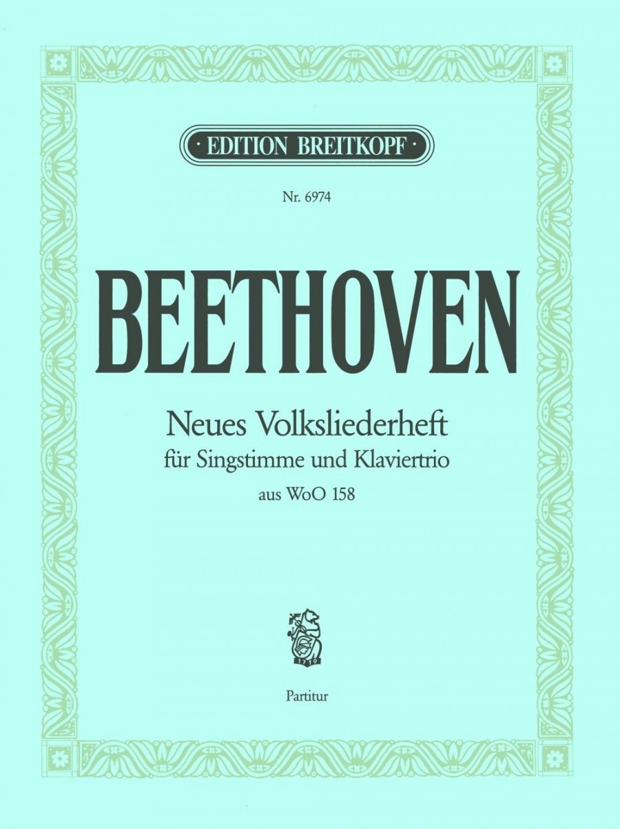 Beethoven: New Folk Songs published by Breitkopf - Full Score