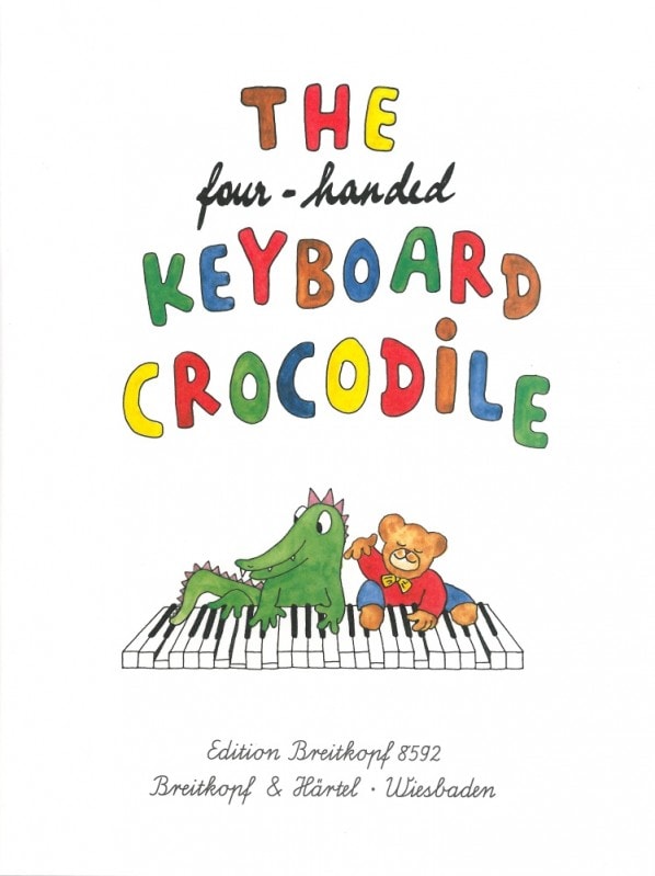 The Four Handed Keyboard Crocodile published by Breitkopf