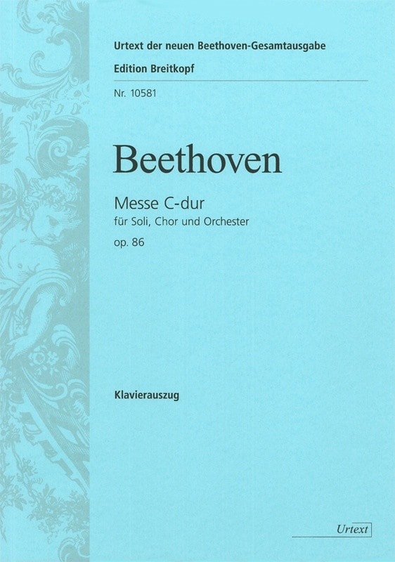 Beethoven: Mass in C Op.86 published by Breitkopf - Vocal Score