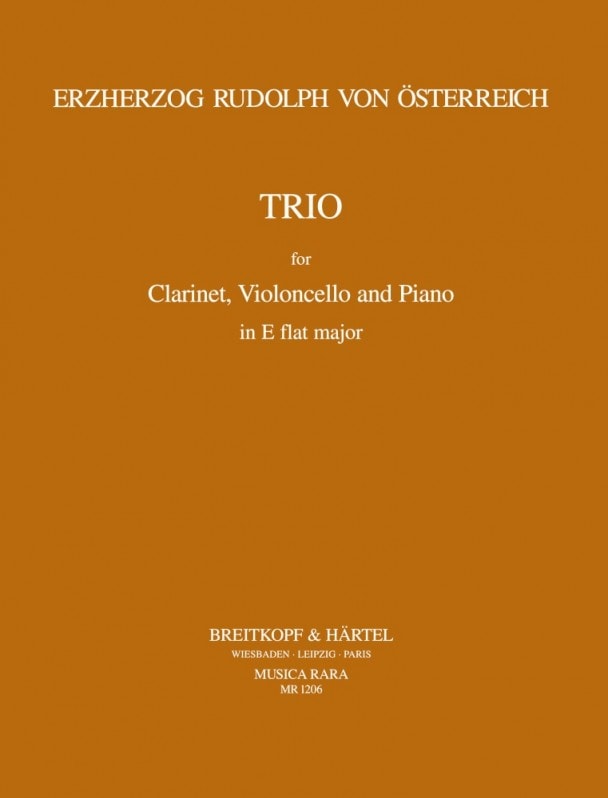 Rudolf: Trio in Eb published by Breitkopf