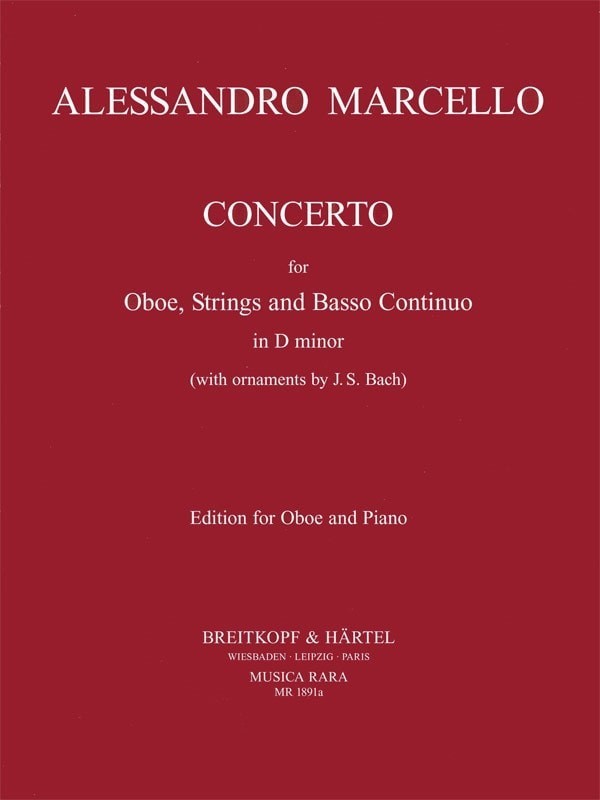 Forwoods ScoreStore Marcello Concerto in D Minor for Oboe published
