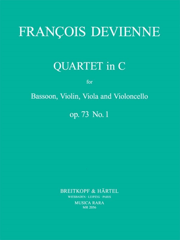 Devienne: Quartet in C Opus 73 No.1 published by Breitkopf