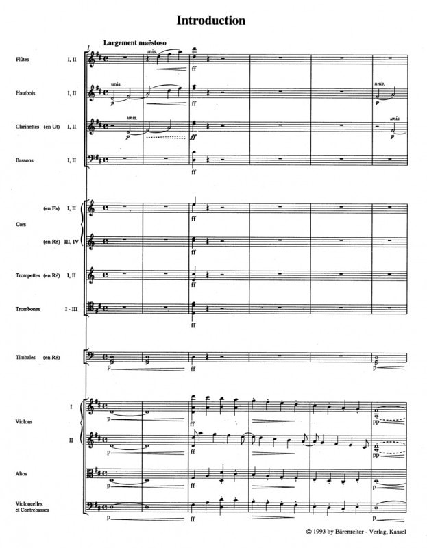 Berlioz: Messe Solennelle (Study Score) published by Barenreiter