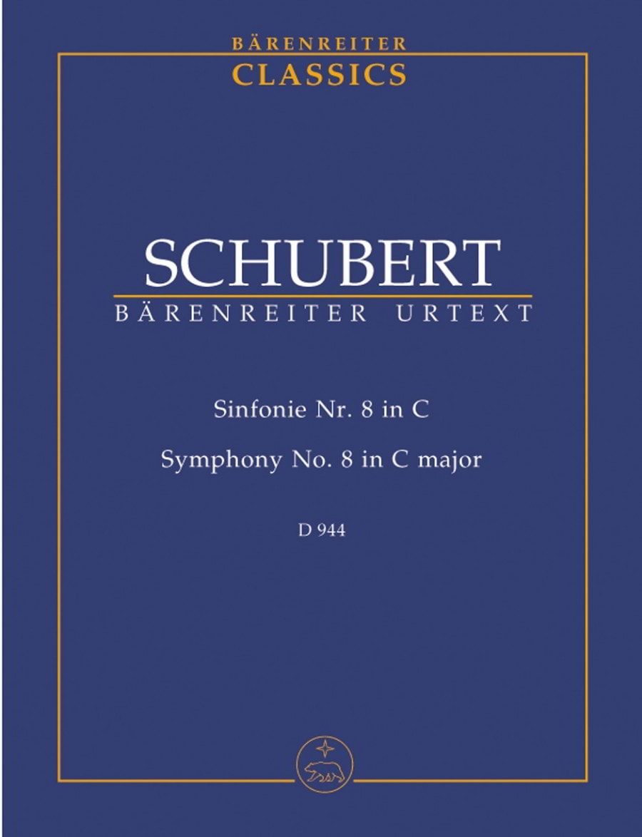 Schubert: Symphony No.8 in C (D.944) (Study Score) published by Barenreiter