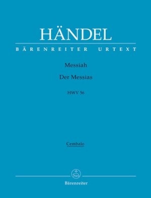 Handel: Messiah (Cembalo Part) published by Barenreiter