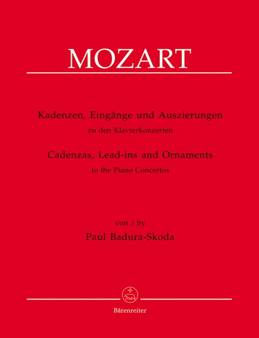 Badura-Skoda: Cadenzas, Entrances & Embellishments for Mozart's Piano Concertos published by Barenreiter