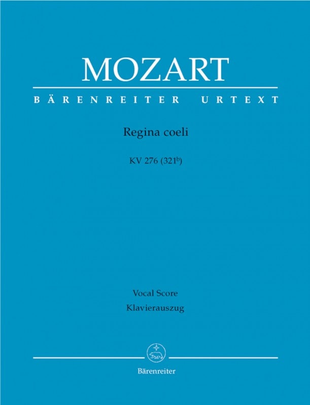 Mozart: Regina Coeli in C (K276) published by Barenreiter Urtext - Vocal Score