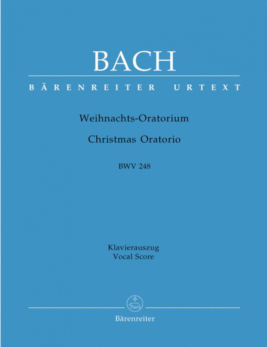 Bach: Christmas Oratorio (BWV 248) published by Barenreiter Urtext - Vocal Score