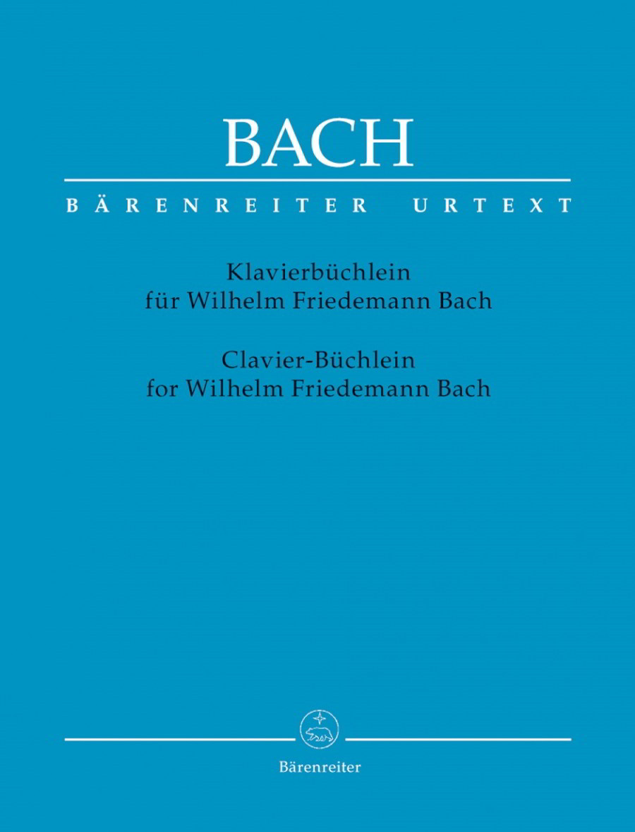 Bach: Notebook for Wilhelm Friedemann for Piano published by Barenreiter