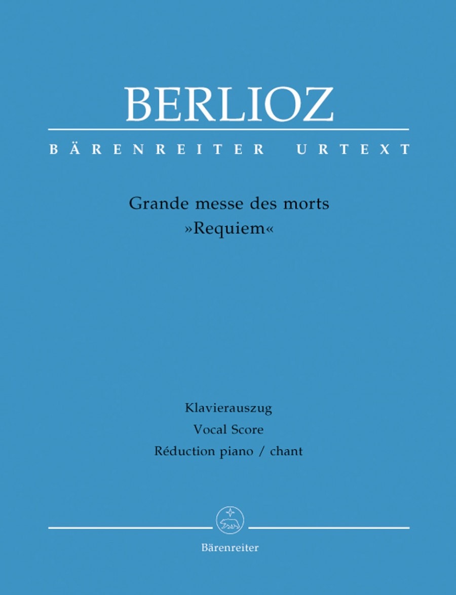Berlioz: Requiem Mass, Op5 published by Barenreiter Urtext - Vocal Score