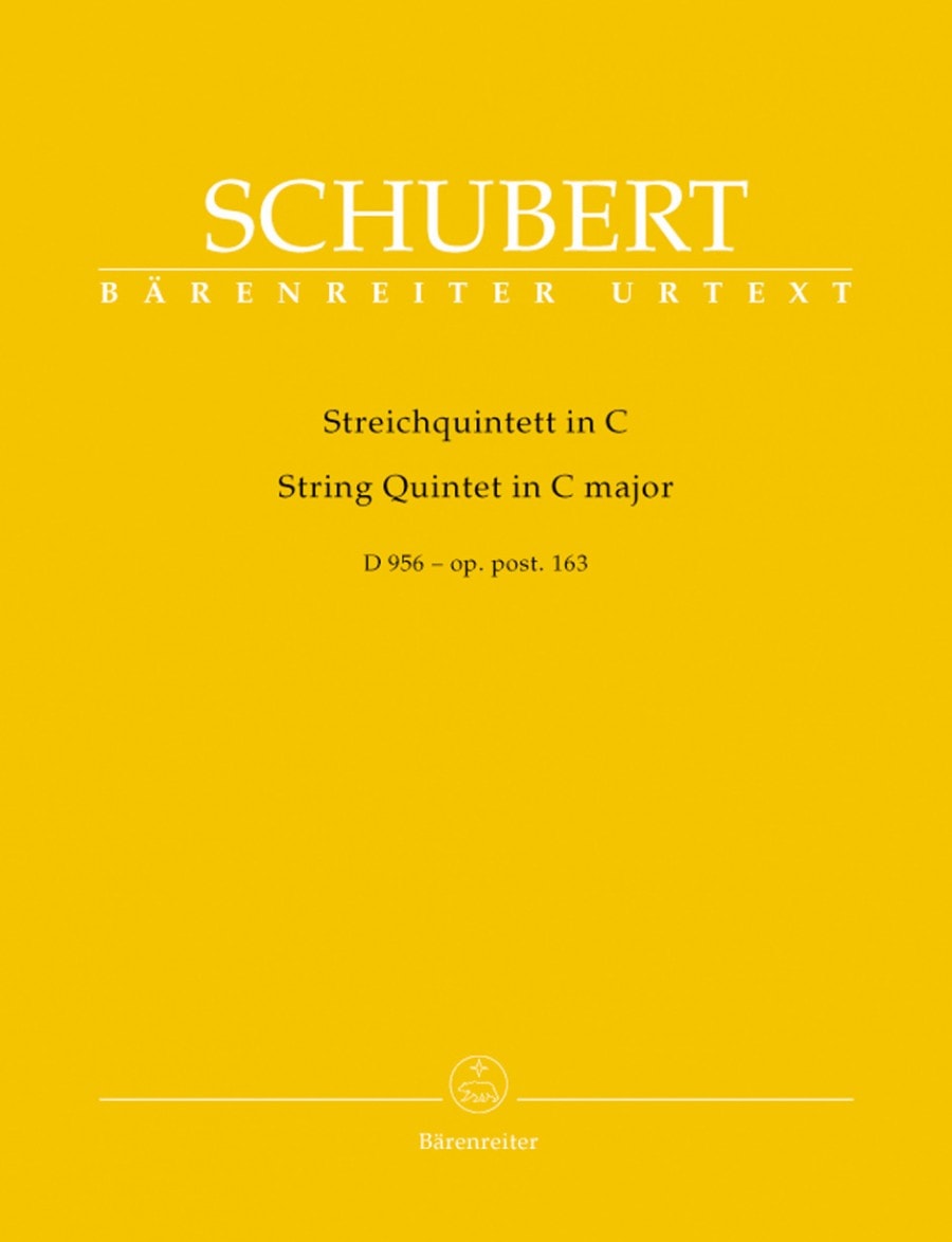 Schubert: String Quintet in C Op.posth.163 (D.956) published by Barenreiter