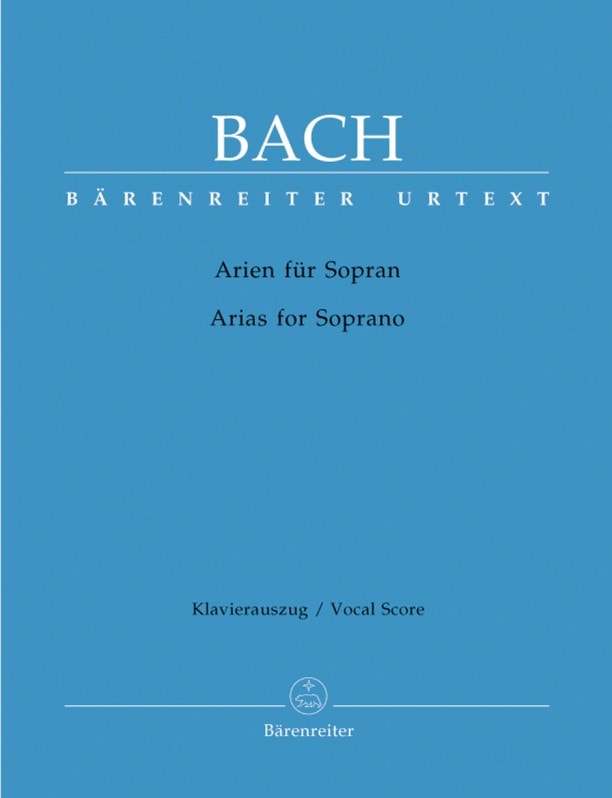 Bach: Aria Book for Soprano & Piano published by Barenreiter