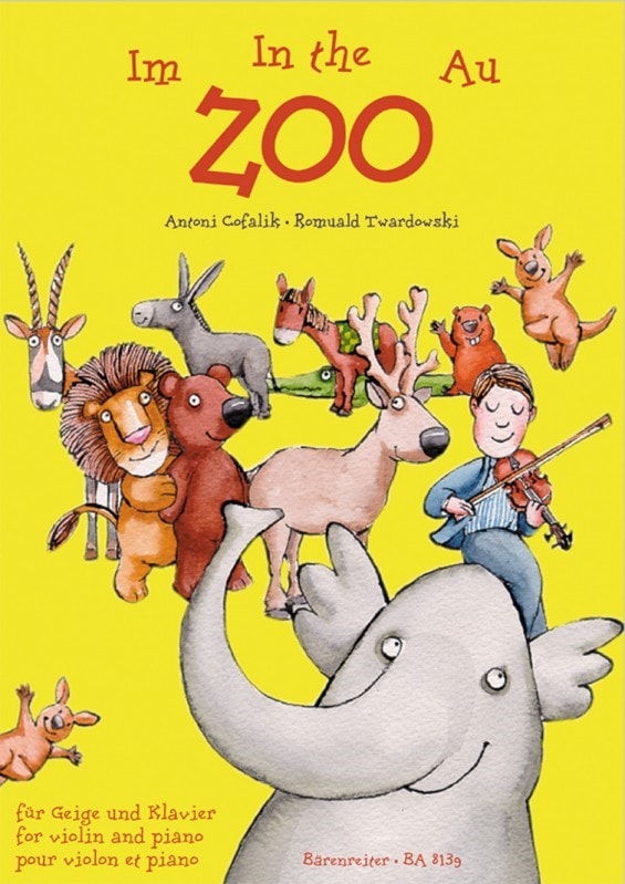 At the Zoo - 15 easy pieces for beginners (Violin & Piano) published by Barenreiter