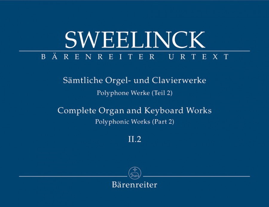 Sweelinck: Organ and Keyboard Works Volume II.2 published by Barenreiter