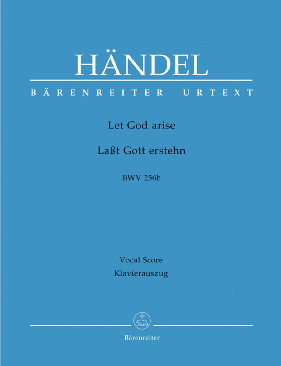 Handel: Let God arise (HWV 256b) published by Barenreiter Urtext - Vocal Score