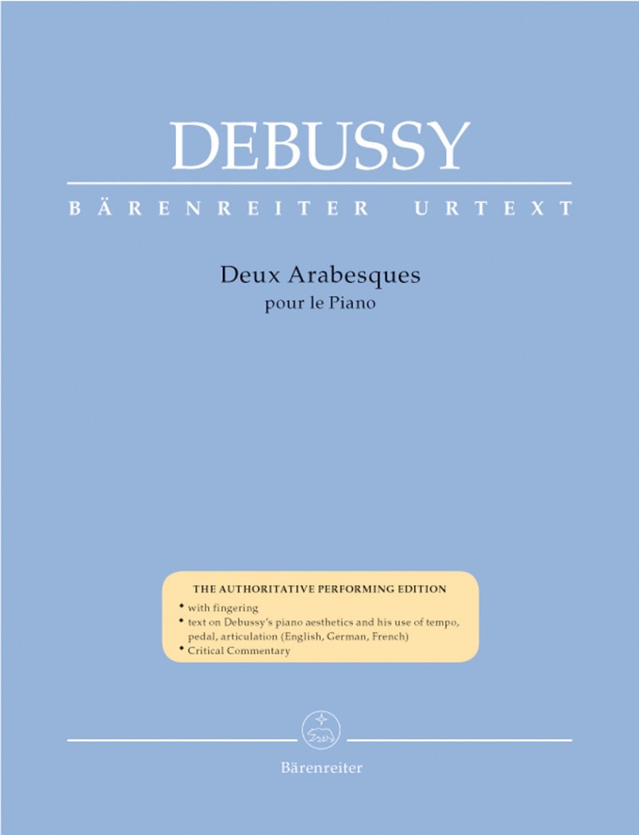 Debussy: Deux Arabesques for Piano published by Barenreiter