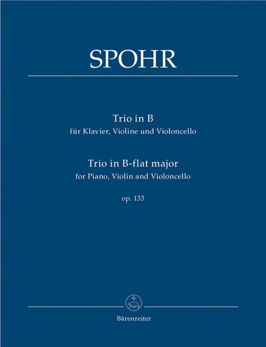 Spohr: Piano Trio in Bb major Opus 133 published by Barenreiter