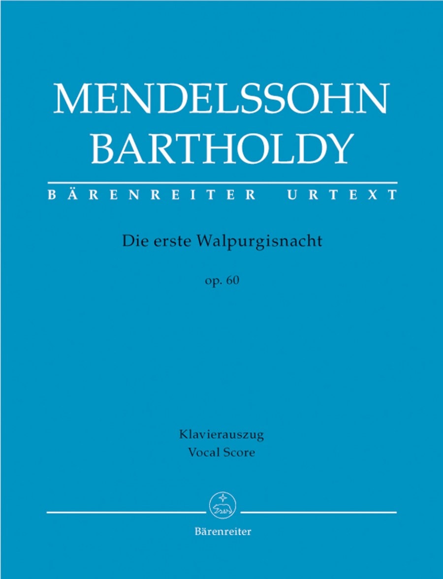 Mendelssohn: Die erste Walpurgisnacht (The First Walpurgis Night), Op60 published by Barenreiter Urtext - Vocal Score