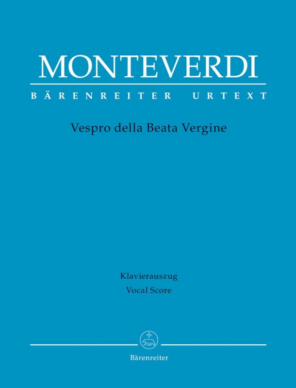 Monteverdi: Vespro della Beata Vergine published by Barenreiter Urtext - Vocal Score